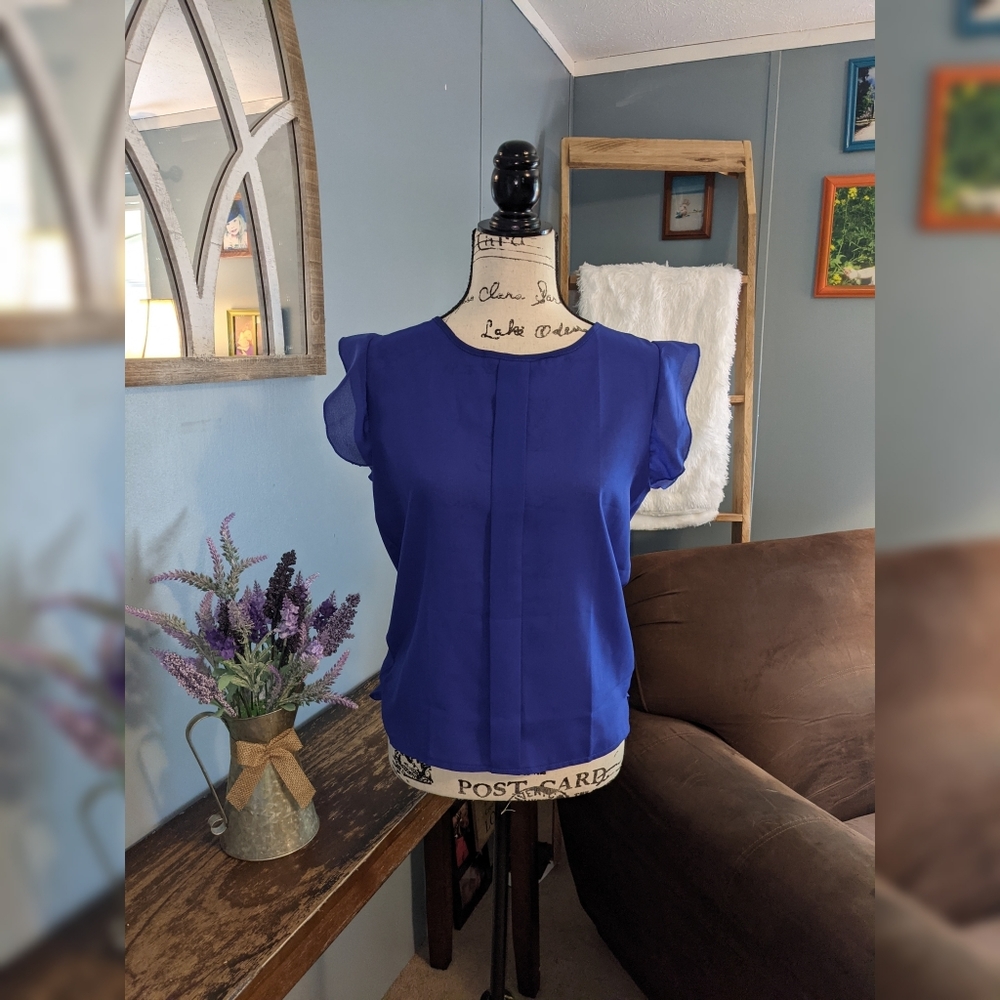 Royal Blue NWOT Top